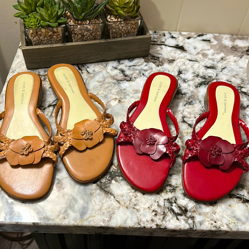 Genuine leather sandals